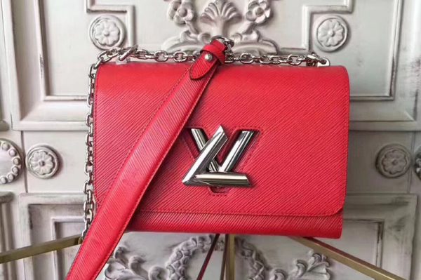 Replica Louis Vuitton M50280 Epi Leather Twist MM Bags Red