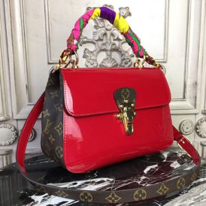 Replica Louis Vuitton M53352 Cherrywood Patent Leather Bags Red