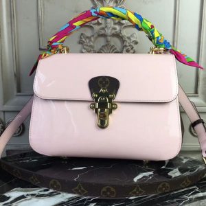 Replica Louis Vuitton M53355 Cherrywood Patent Leather Bags Pink