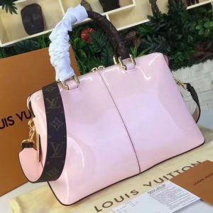 Replica Louis Vuitton M54639 Tote Miroir Patent Leather Bags Pink