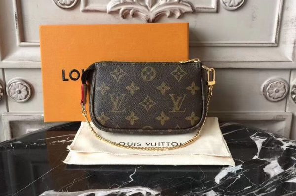 Replica Louis Vuitton M58009 Mini Pochette Accessoires Monogram Canvas Bags