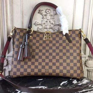 Replica Louis Vuitton N40023 Lymington Damier Ebene Canvas Bags