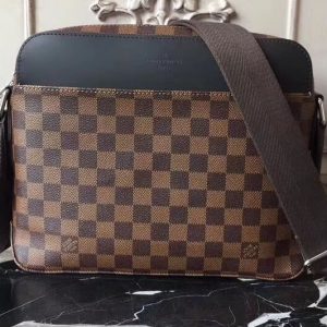 Replica Louis Vuitton N41568 Jake Messenger PM Damier Ebene Canvas Bags