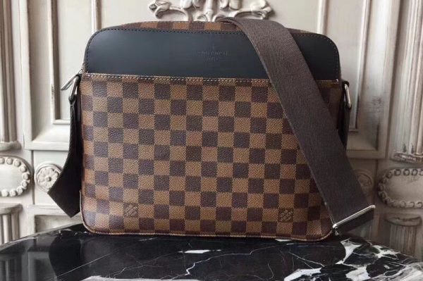 Replica Louis Vuitton N41568 Jake Messenger PM Damier Ebene Canvas Bags