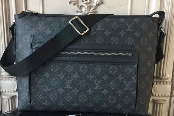 Replica Louis Vuitton M44224 Odyssey Messenger MM Monogram Eclipse Canvas Bags