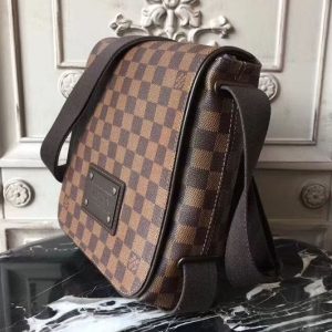 Replica Louis Vuitton N51210 Damier Ebene Canvas Brooklyn PM Bags