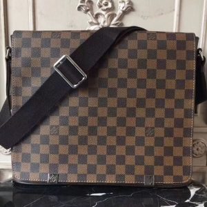 Replica Louis Vuitton N41032 District MM Damier Ebene Canvas Bags