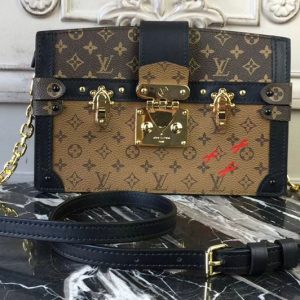 Replica Louis Vuitton M43596 Trunk Clutch Monogram and Monogram Reverse canvas Bags