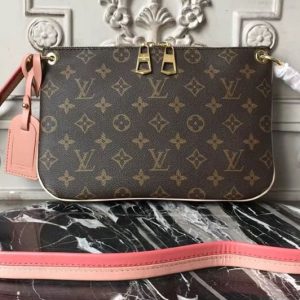 Replica Louis Vuitton M44283 Lorette Monogram Canvas Bags Vieux Rose