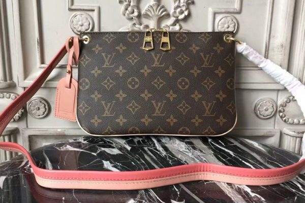 Replica Louis Vuitton M44283 Lorette Monogram Canvas Bags Vieux Rose