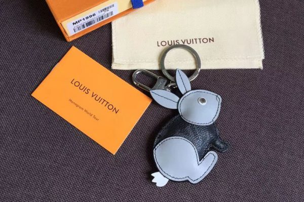 Replica Louis Vuitton M63224 Rabbit Bag Charm and Key Holder Monogram Eclipse canvas