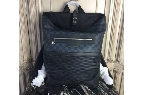 Replica Louis Vuitton N40009 Matchpoint Backpack Damier Cobalt Canvas