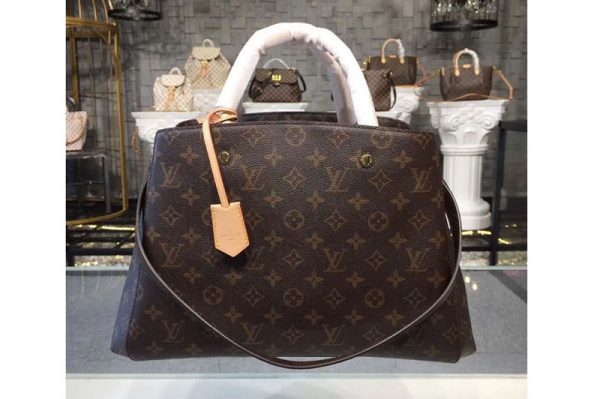 Replica Louis Vuitton M41067 LV Montaigne GM Bags Monogram Canvas