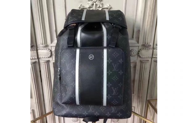 Replica Louis Vuitton M43409 LV Zack Backpack Monogram Eclipse Canvas