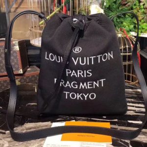 Replica Louis Vuitton M43418 LV Nano Bag Macassar Canvas