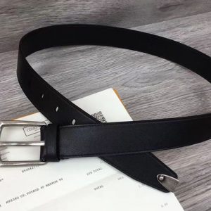 Replica Louis Vuitton M9081 LV 35mm belt Black