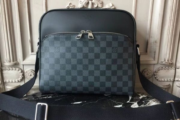 Replica Louis Vuitton N41408 Damier Graphite Canvas Dayton Reporter PM Bags