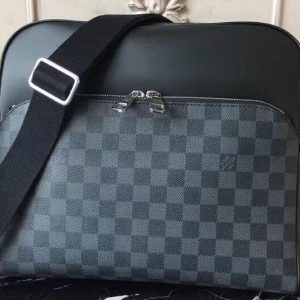 Replica Louis Vuitton N41409 Damier Graphite Canvas Dayton Reporter MM Bags