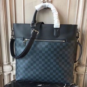 Replica Louis Vuitton N41588 Damier Cobalt Canvas Newport Tote Bags