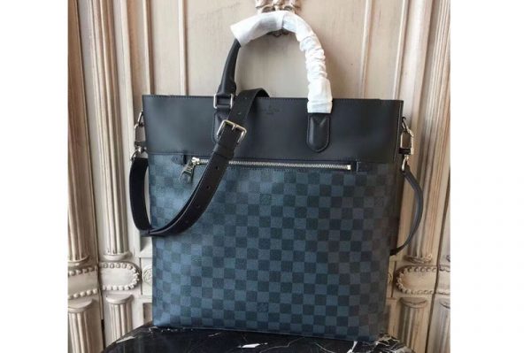 Replica Louis Vuitton N41588 Damier Cobalt Canvas Newport Tote Bags