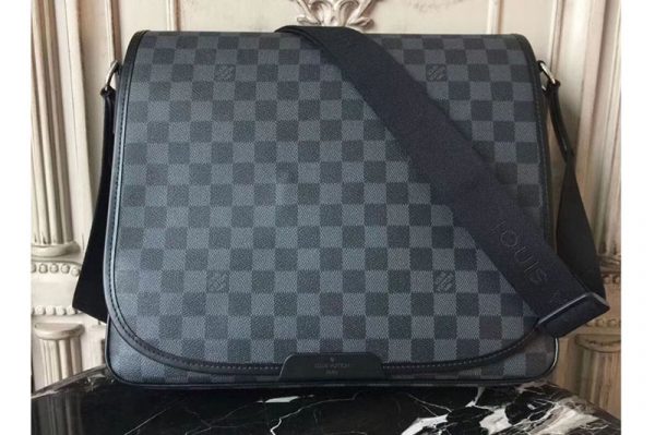 Replica Louis Vuitton N58029 Damier Graphite Canvas Daniel MM Bags