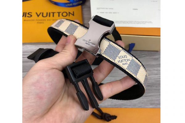 Replica Louis Vuitton M0016S LV On The Go 30mm Damier Azur Canvas Womens Belts