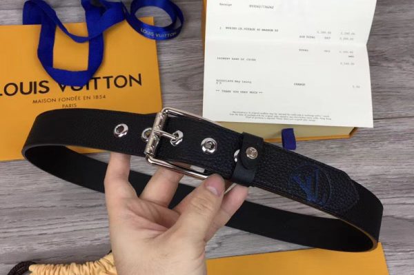 Replica Louis Vuitton M0044U LV Voyager 35MM Belts Taurillon Leather