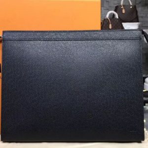 Replica Louis Vuitton M30043 LV Pochette Voyage GM Taiga Leather Bags