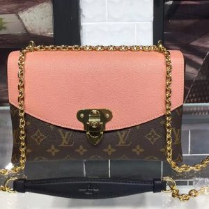 Replica Louis Vuitton M44274 LV Saint Placide Bags Monogram Canvas Pink