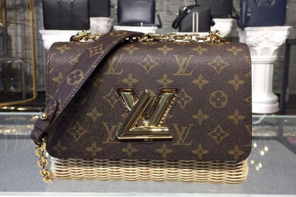 Replica Louis Vuitton M50282 LV twist MM monogram Canvas Bags