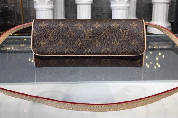 Replica Louis Vuitton M51852 LV Pochette Twin GM Bags Monogram Canvas