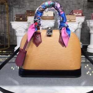 Replica Louis Vuitton M51971 LV Alma BB Bags Epi Leather