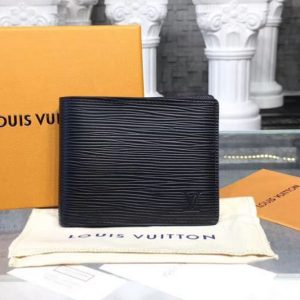 Replica Louis Vuitton M60332 LV Slender Wallet Epi Leather