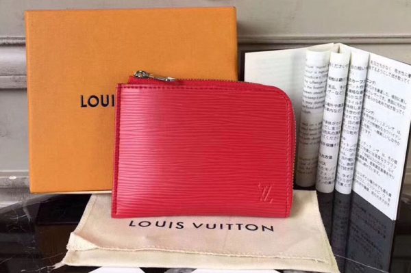 Replica Louis Vuitton M61808 Coin Purse Epi Leather Red