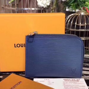 Replica Louis Vuitton M61808 Coin Purse Epi Leather Blue