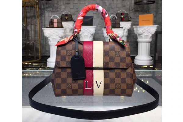 Replica Louis Vuitton N41076 LV Bond Street BB Bags Damier Ebene Canvas