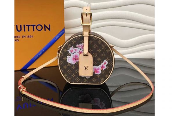 Replica Louis Vuitton M43513 LV Monogram canvas Printed Petite Boite Chapeau Bags