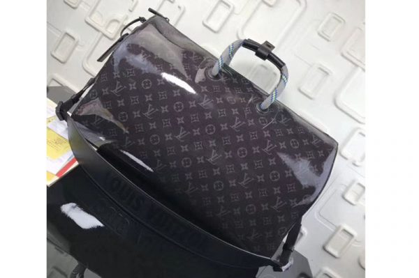 Replica Louis Vuitton M43901 LV Monogram Eclipse Glaze canvas Keepall Bandouliere 50 Bags