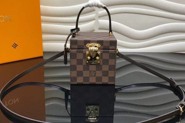 Replica Louis Vuitton M52466 LV Bleecker Box Damier Ebene Canvas