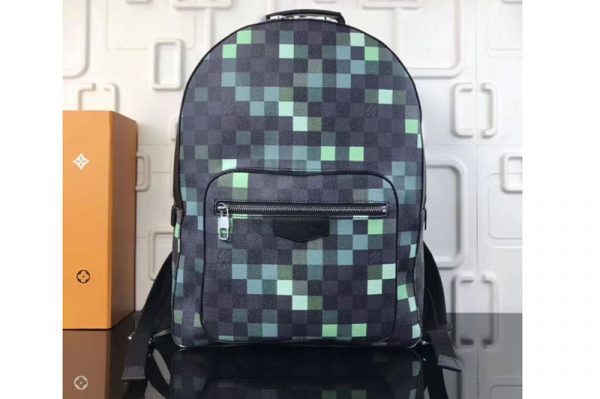 Replica Louis Vuitton N41473 LV Josh Backpack Damier Graphite Canvas