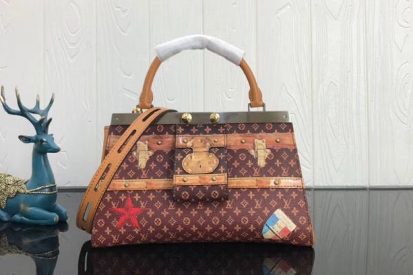 Replica Louis Vuitton M43946 LV Transformed Monogram Canvas Crown Frame