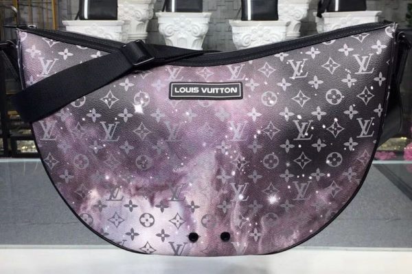 Replica Louis Vuitton M44164 Monogram Galaxy Canvas Alpha Hobo Bags