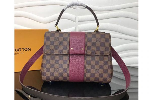 Replica Louis Vuitton N64416 LV Damier Ebene Canvas Bond Stree Bags Wine