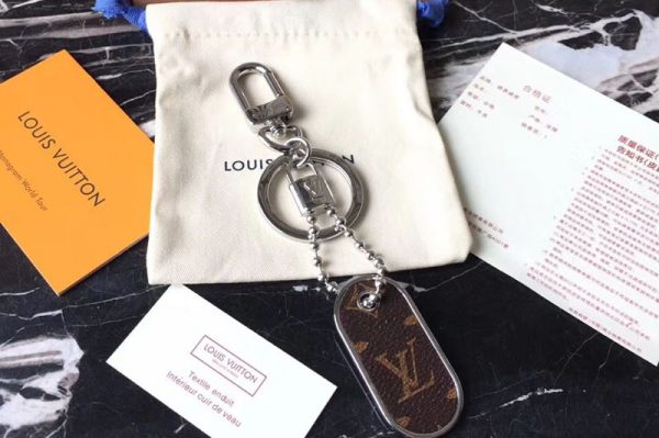 Replica Louis Vuitton M63618 LV Tab Bag Charm and Key Holder Monogram Canvas