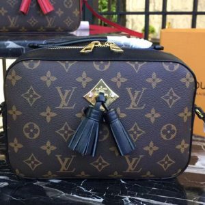 Replica Louis Vuitton M43555 LV Saintonge Bags Monogram Canvas Black