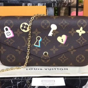 Replica Louis Vuitton M61276 My LV World Tour Monogram Canvas Pochette Felicie