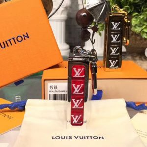 Replica Louis Vuitton MP2072 LV Bag Charm and Key Holder Red