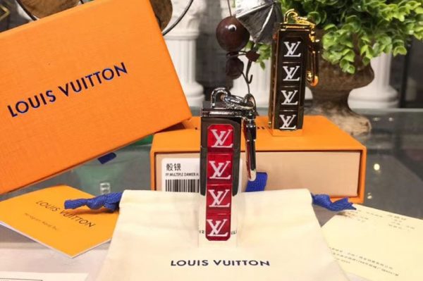 Replica Louis Vuitton MP2072 LV Bag Charm and Key Holder Red