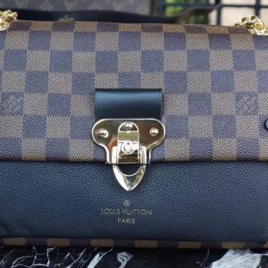 Replica Louis Vuitton N40108 Damier Ebene Canvas Vavin PM Black