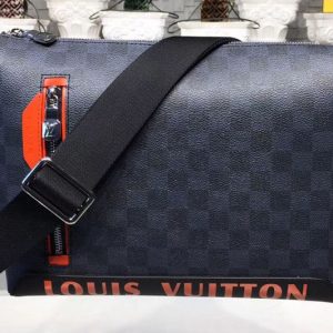 Replica Louis Vuitton N42416 LV Discovery Messenger PM Damier Graphite Canvas